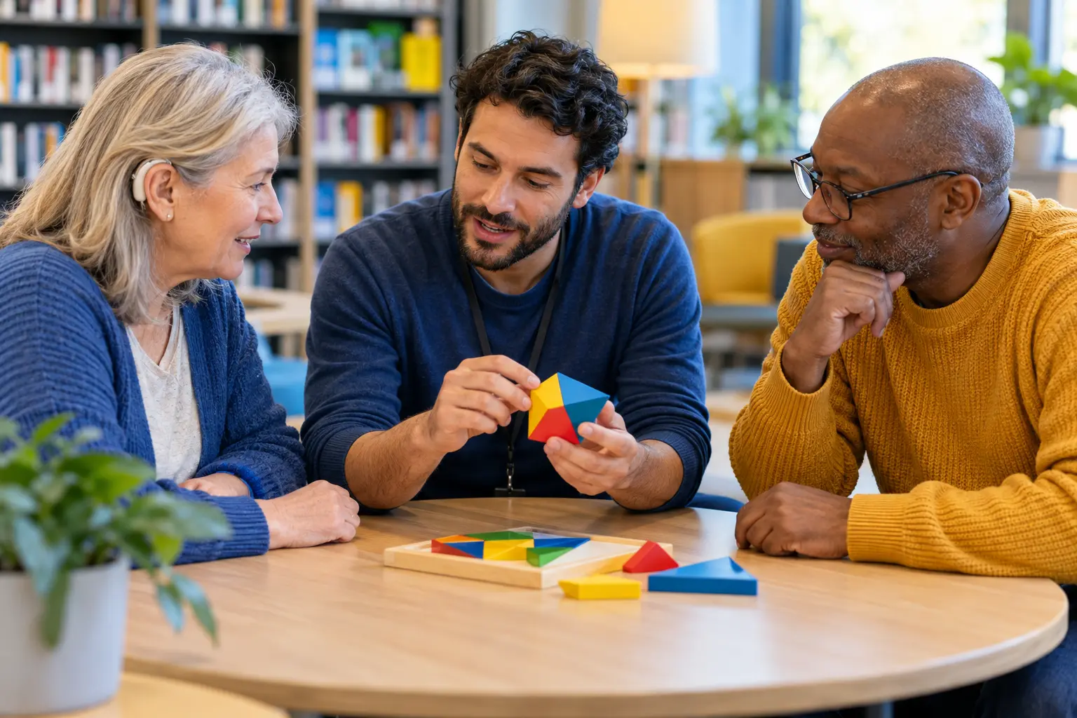 Un apprentissage collectif dans un cadre communautaire · Images illustratives générées par IA
